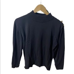 Empress Woman’s Black Sportswear Vintage Sweater Size S/M